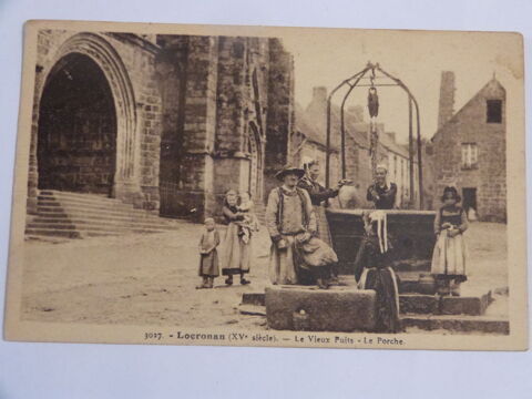 CP - LOCRONAN  -  LE VIEUX PUITS ET LE PORCHE 3 Brest (29)