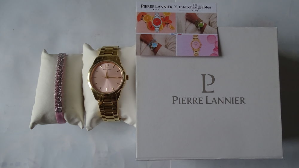 Coffret PIERRE LANNIER Montre neuve avec bracelet Bijoux et montres