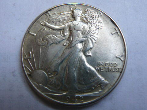 Pi�ce argent Half Dollar 1942 Liberty 37 Bordeaux (33)