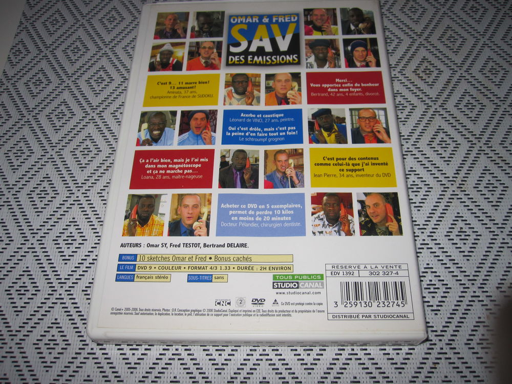 DVD &quot;OMAR &amp; FRED&quot; SAV des &eacute;missions saison 1 DVD et blu-ray