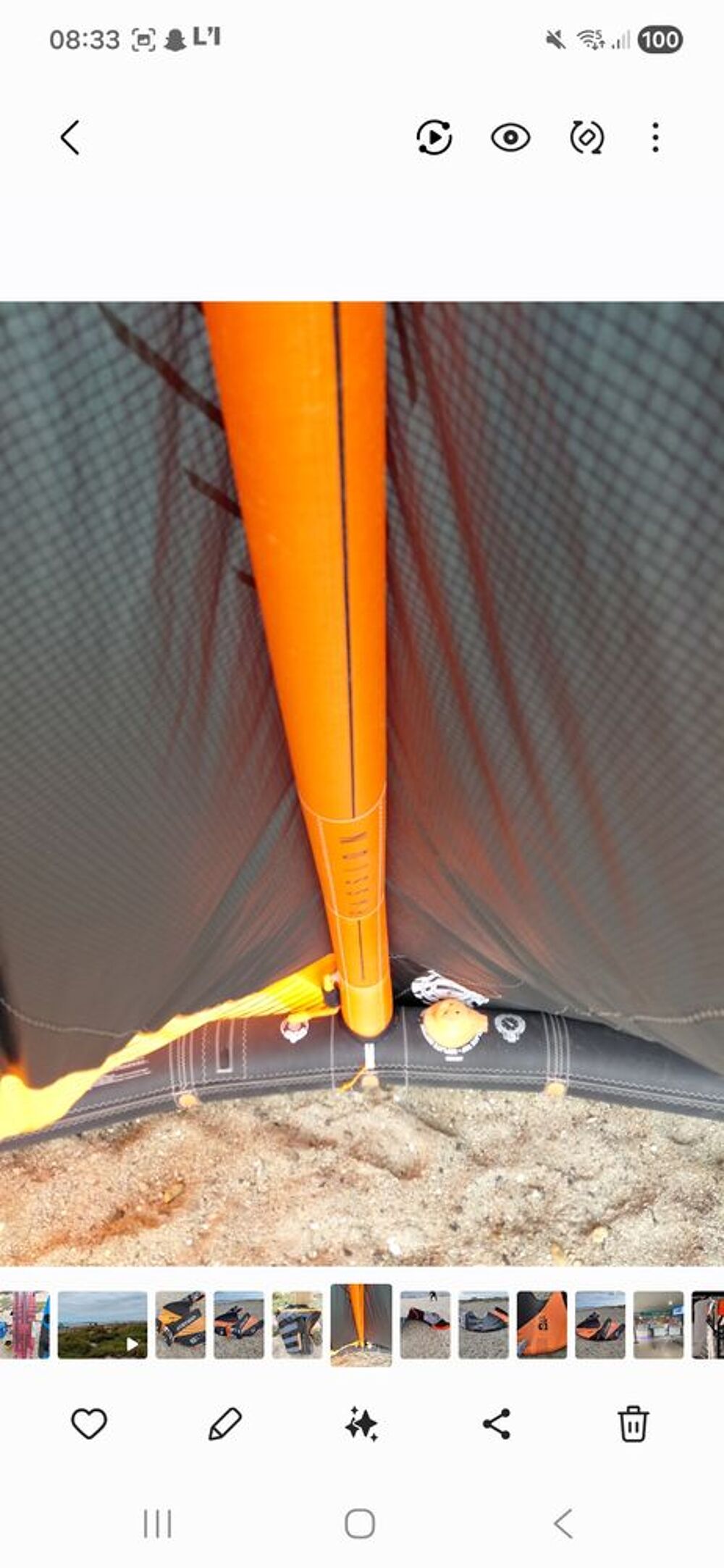 Aile de kitesurf 2025 Sports