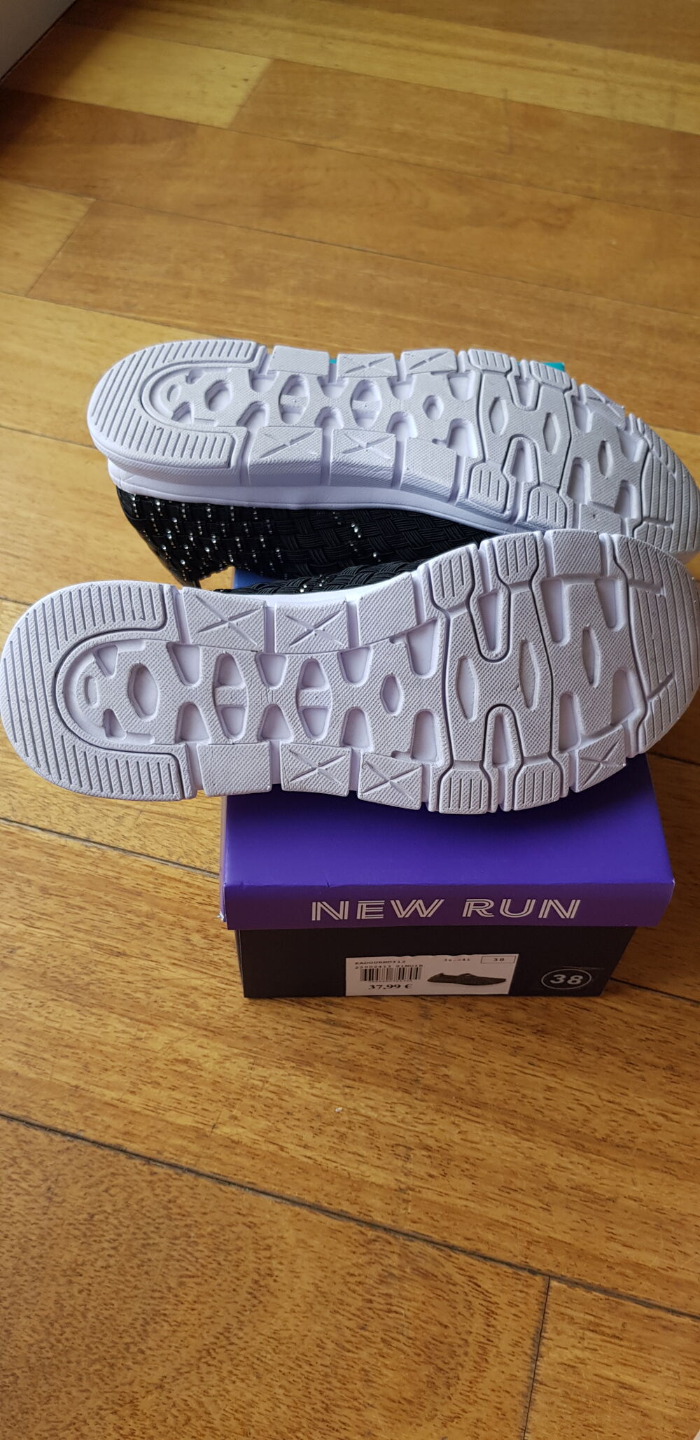 Sneakers ville femme 38 noir - Marque Newrun - Chaussures