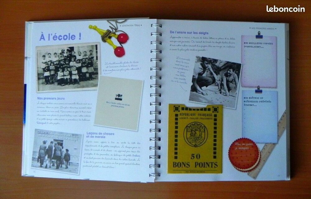 ALBUM - GENERATION 1944 - livre d'or &agrave; personnaliser Livres et BD