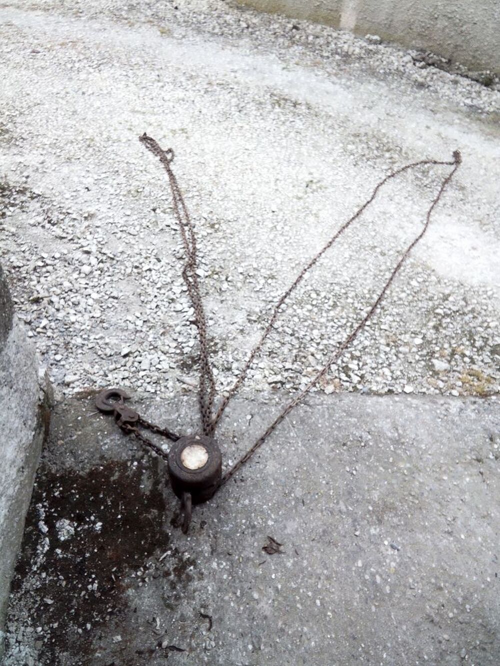 Treuil a cha&icirc;ne Bricolage