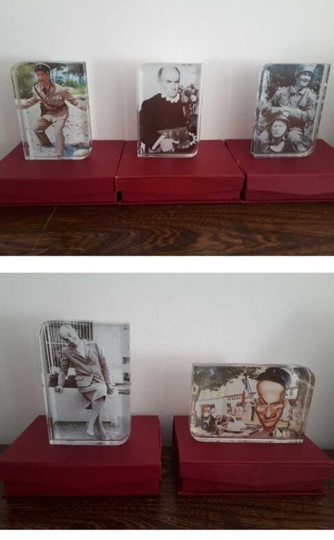 Louis de Funs - Impression sur bloc de verre 60 euros pice 60 Villemomble (93)