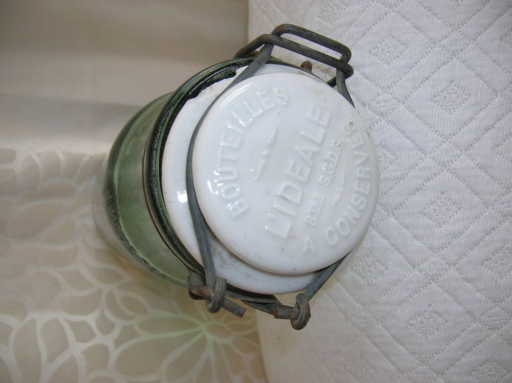 bocal ancien en verre antique l'id&eacute;ale 