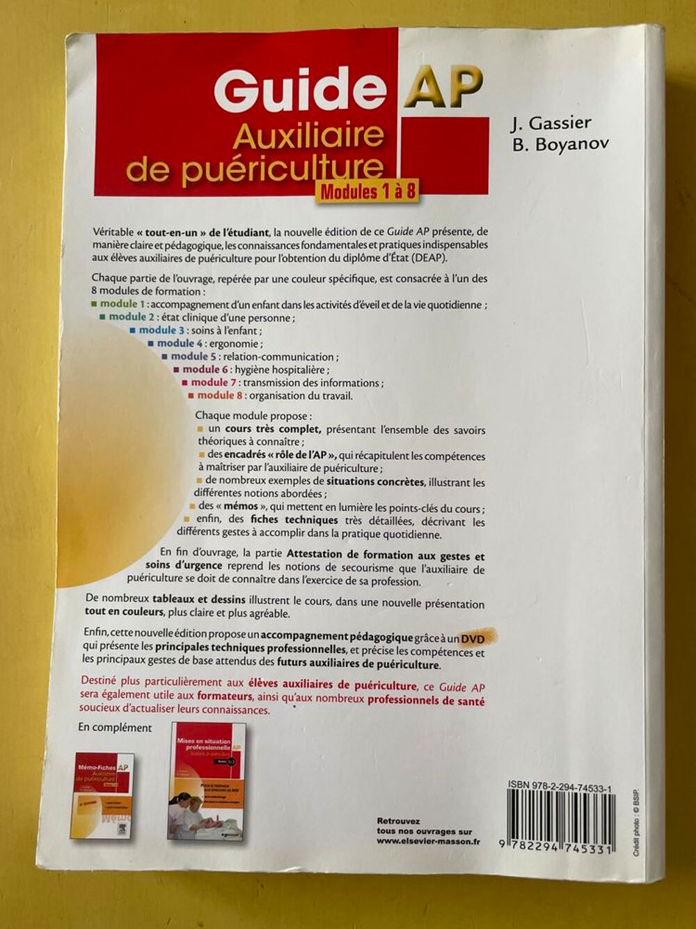 Livre Guide Ap Auxiliaire De Pu&eacute;riculture - Modules 1 &Agrave; 8 (0 Livres et BD
