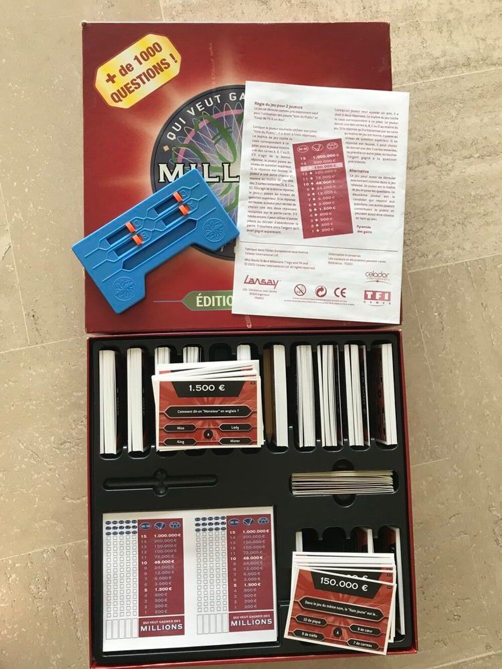 Jeu de soci&eacute;t&eacute; "Qui veut gagner des millions" Jeux / jouets