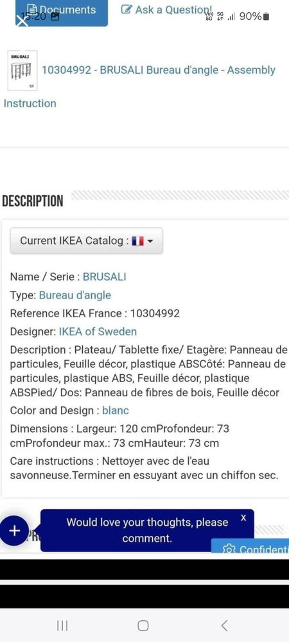 Bureau d angle Meubles