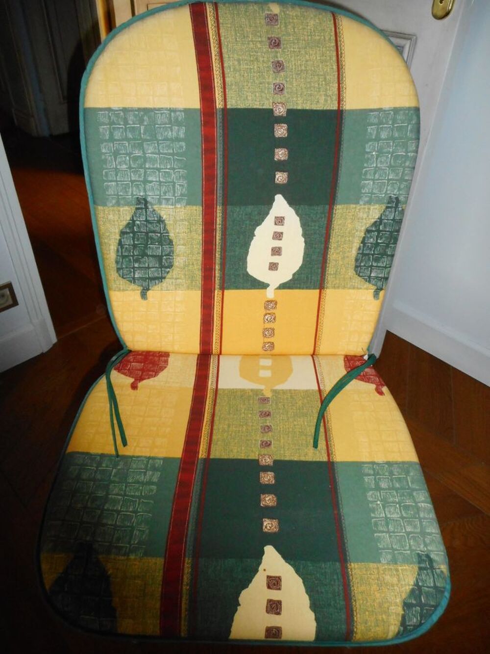 Lot 6 coussins chaises de jardin Jardin