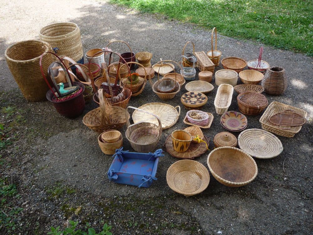 Panier/corbeille/vannerie/osier/noisetier Bricolage