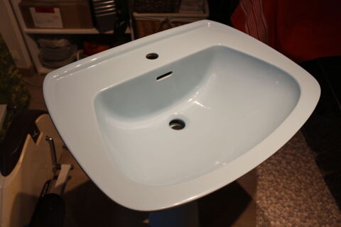 Vasque �vier bleu en c�ramique  15 Donzenac (19)