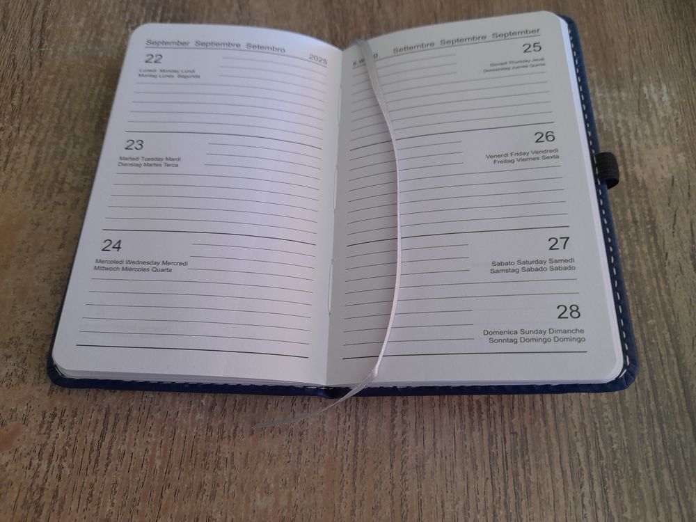 Petit agenda 2025 Maroquinerie