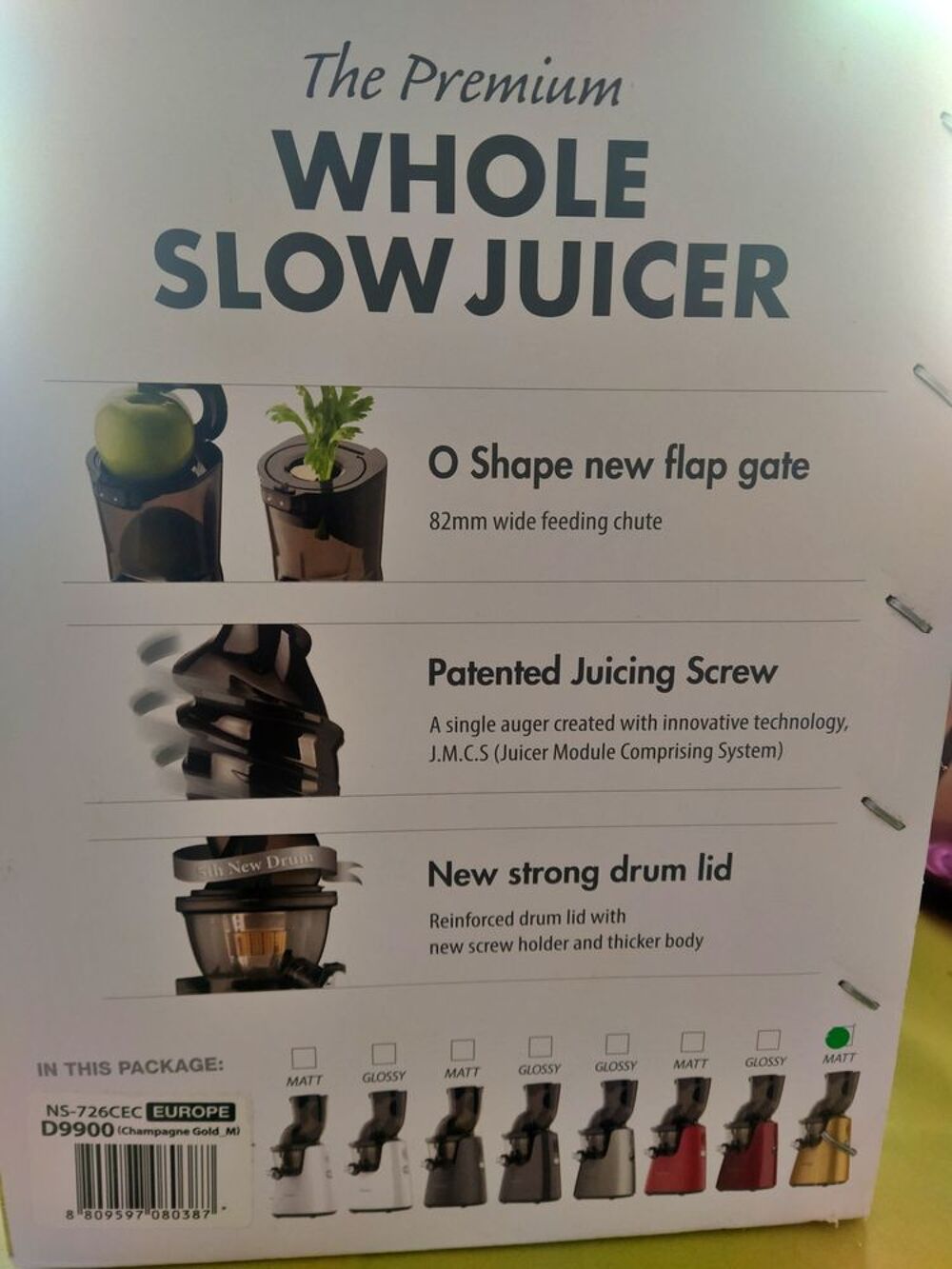 ? ? Extracteur de jus Kuvings D9900 ? Cuisine