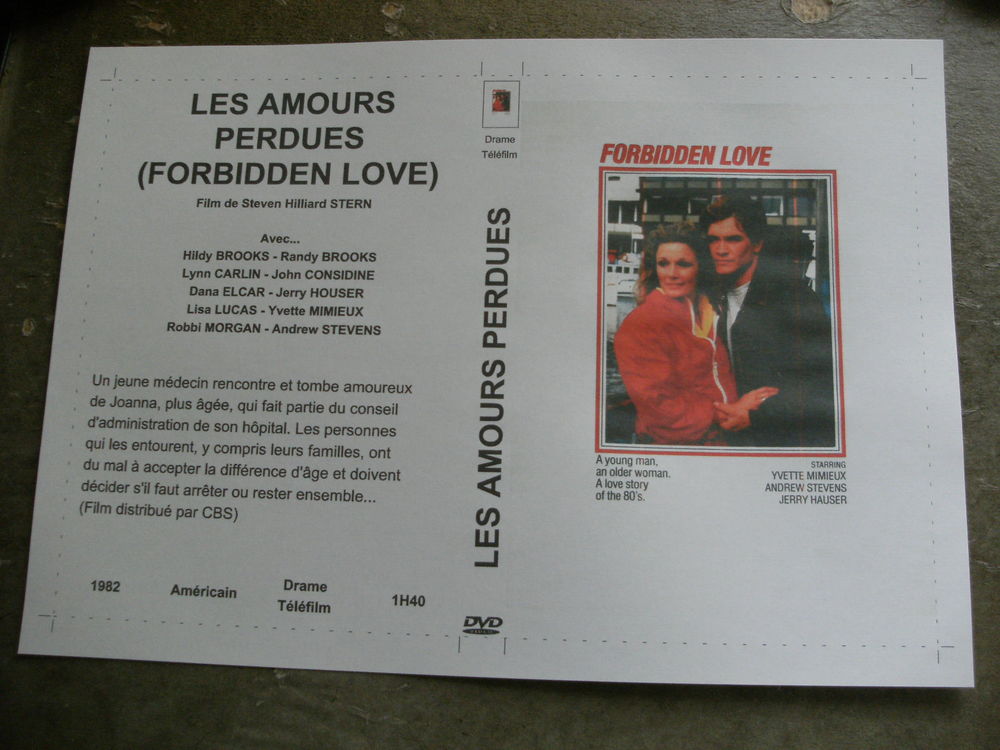 Film : " Les amours perdues " DVD et blu-ray
