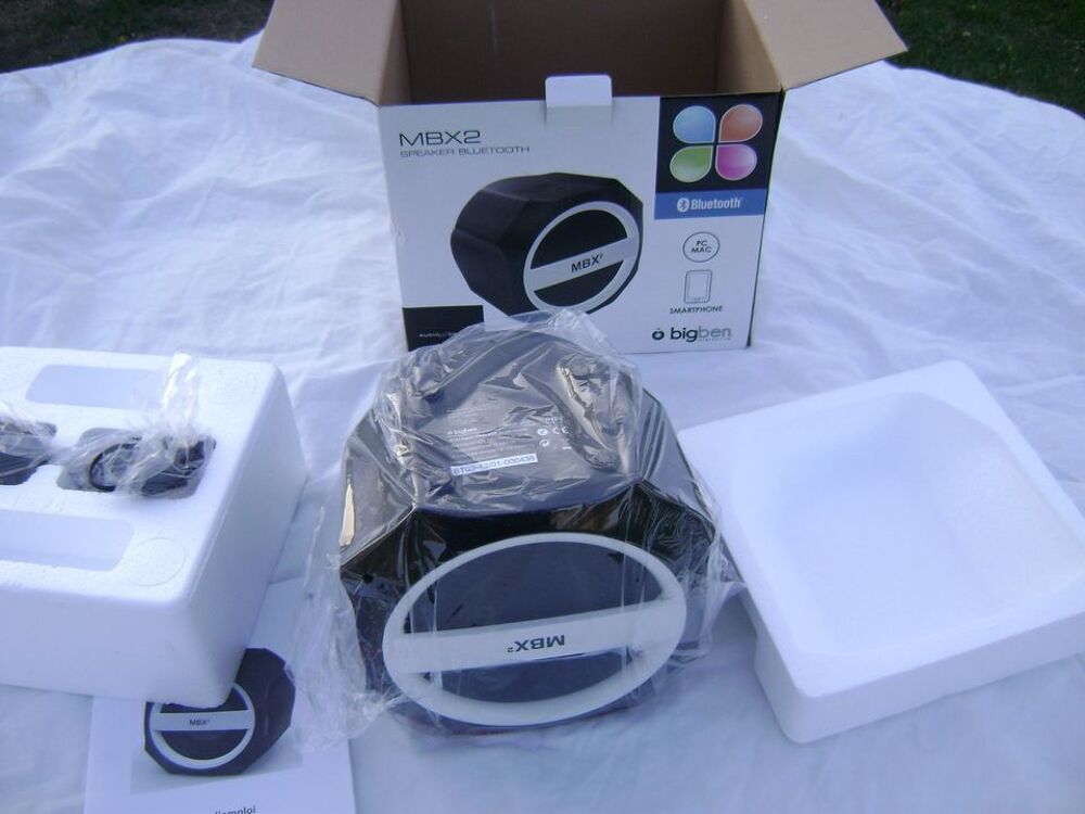 Bigben MBX2 Speaker Bluetooth PC , MAC , SMARTPHONE , NEUF Audio et hifi