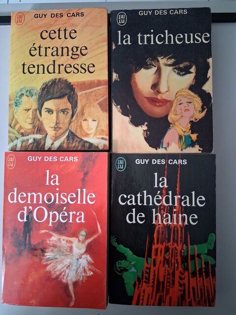 Guy Des Cars Lot de 4 livres -  Romans 12 Brviandes (10)