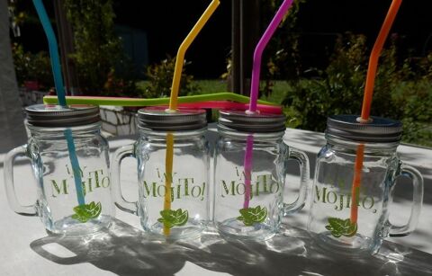 chopes (4) pour mojito : Très bon état 7 Évry (91)