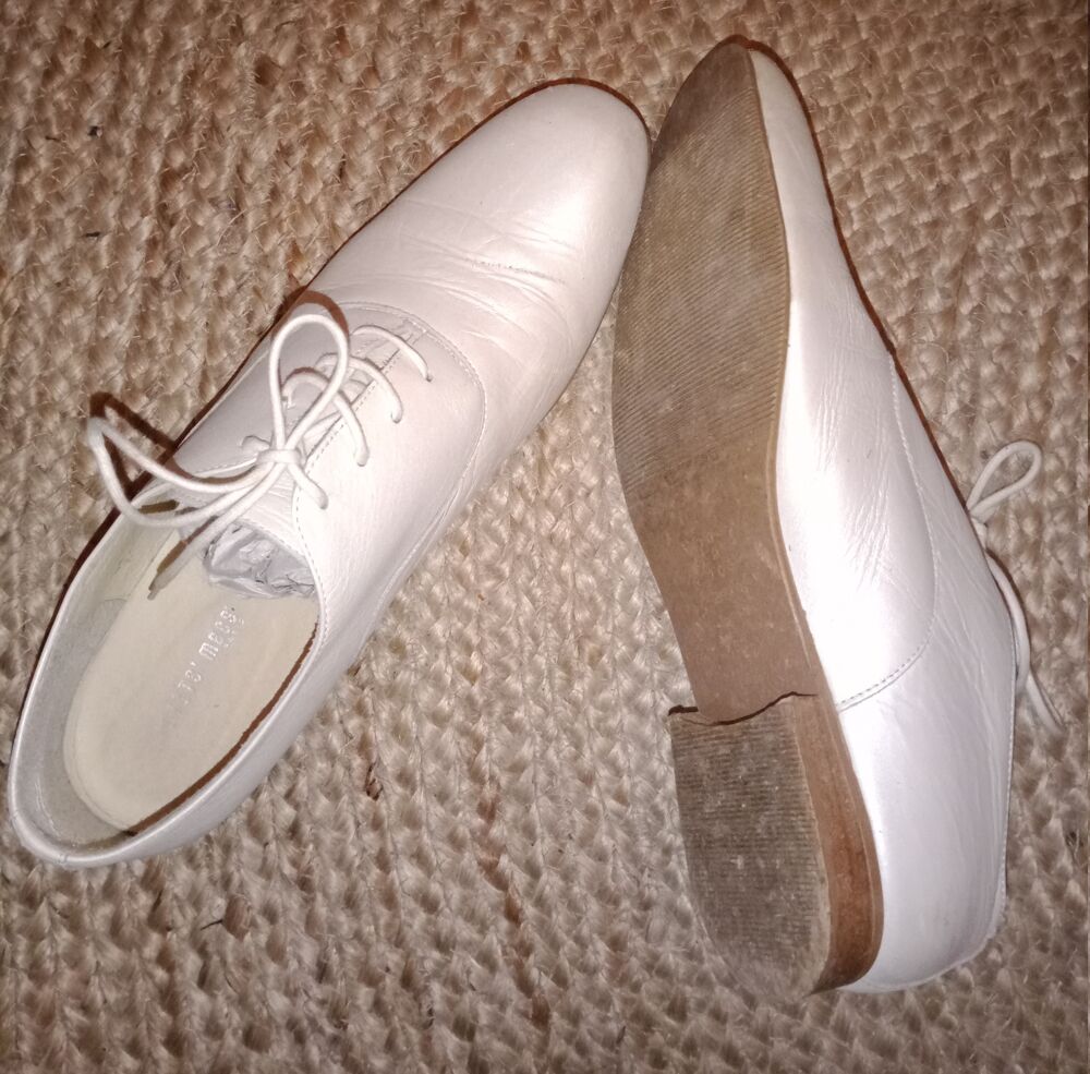 chaussure c&eacute;r&eacute;monie blanche - taille 40 Chaussures
