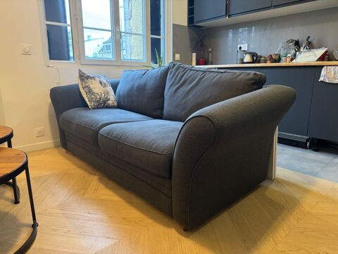 Canap 3 places gris 550 Malakoff (92)