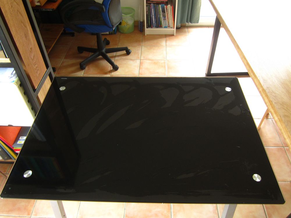 bureau plateau verre Meubles