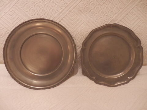 Assiettes en tain 8 La Garenne-Colombes (92)