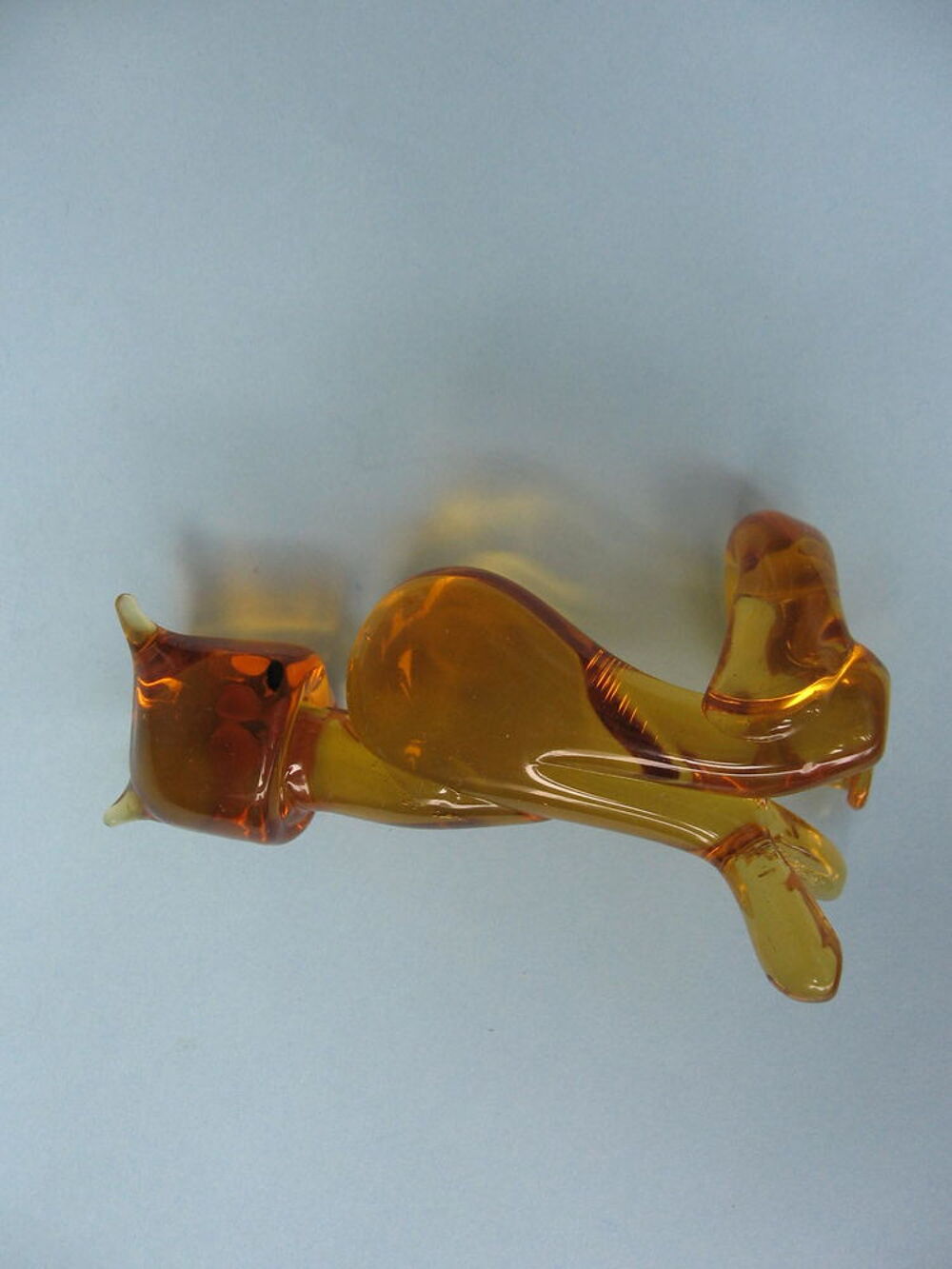 Chat en verre fil&eacute; ARTISAN FRANCAIS 