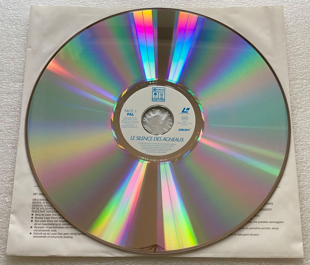 LE SILENCE DES AGNEAUX - Laserdisc - Jodie FOSTER, Anthony DVD et blu-ray