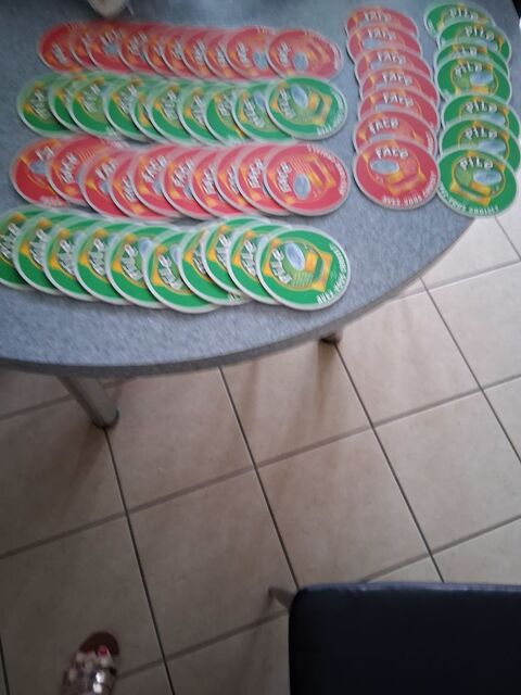 lot de 50 dessous de verre en carton  pile ou face  Fragnes (71)