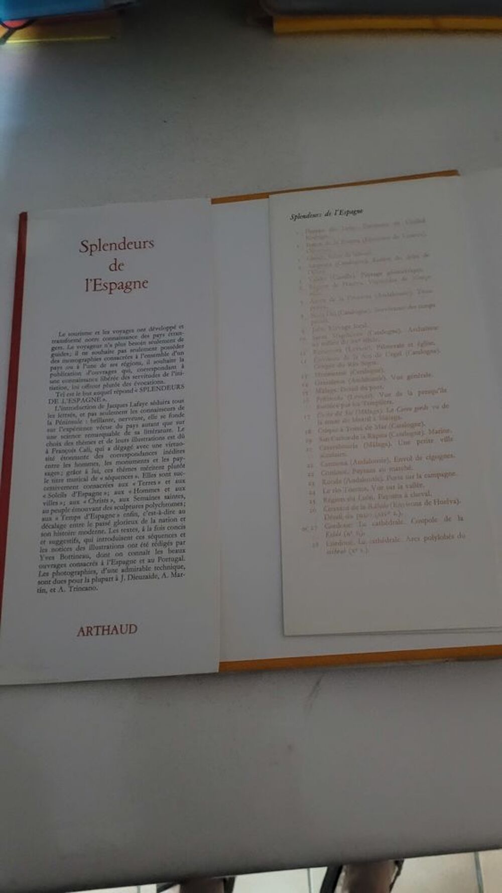 LIVRE SPLENDEURS DE L'ESPAGNE Livres et BD