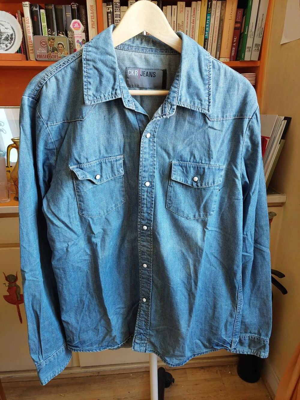 Chemise rn en jeans taille L V�tements