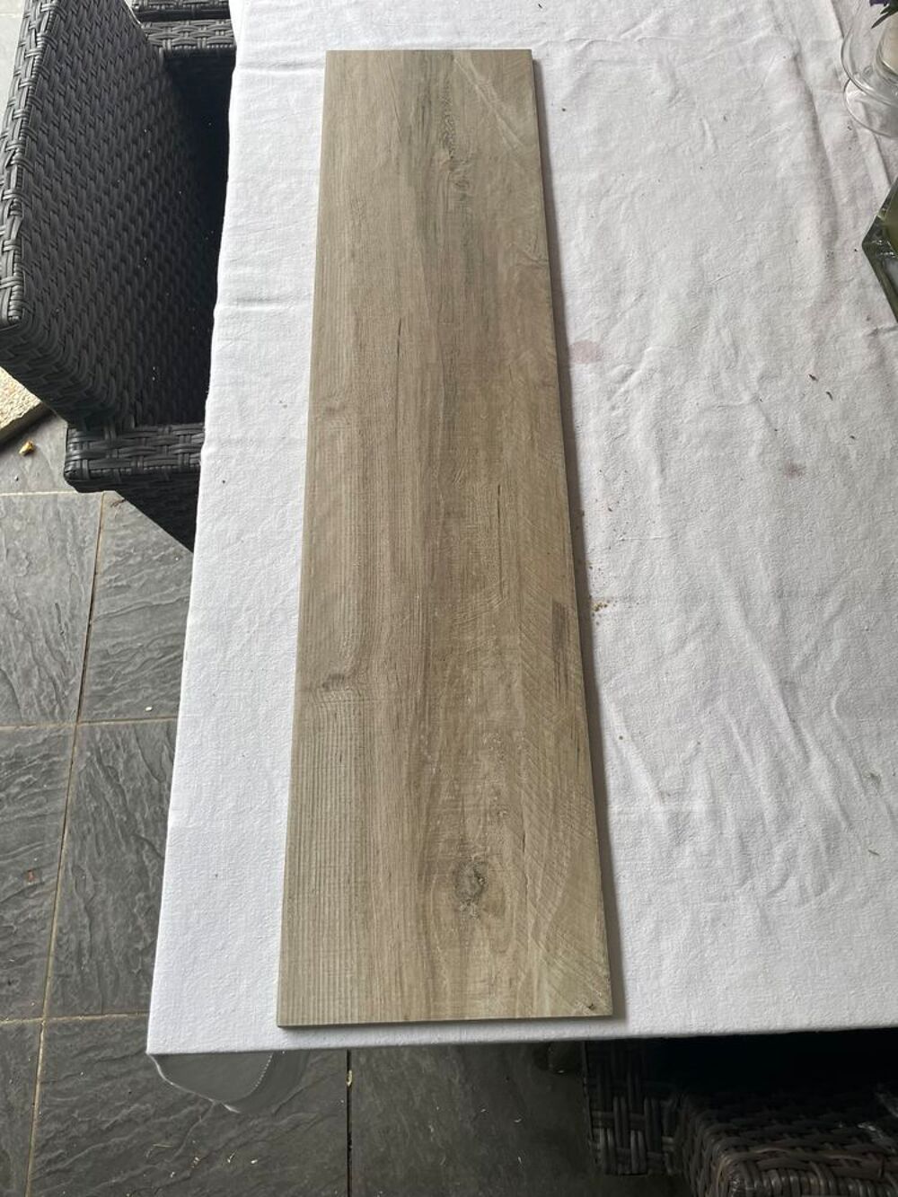 carrelage d'ext&eacute;rieur antid&eacute;rapant imitation bois Bricolage