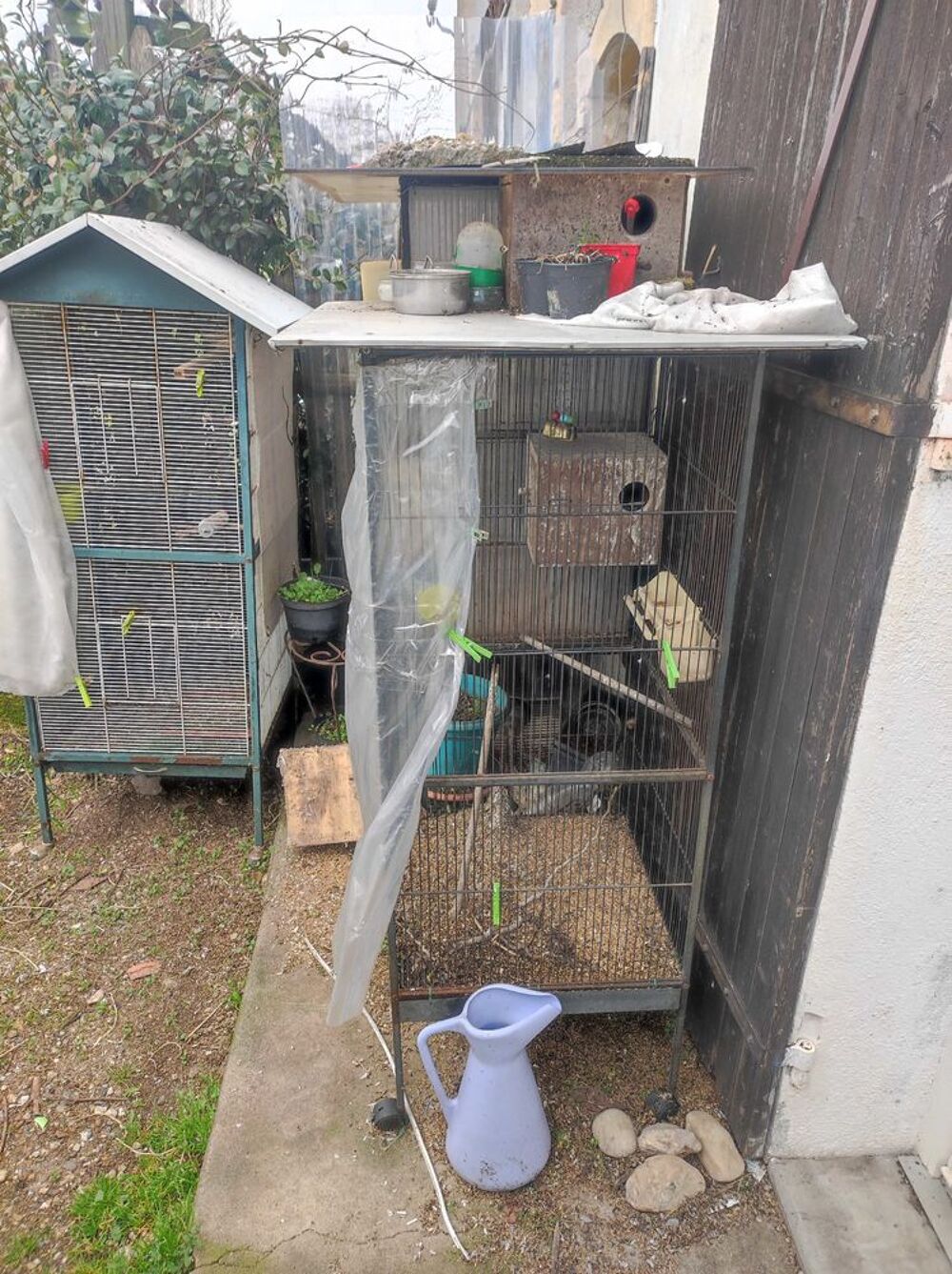 voli&egrave;re+oiseaux Jardin