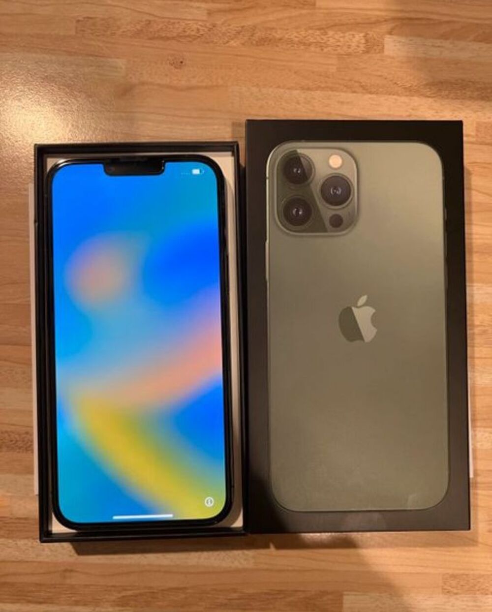 pour nouvel achat IPhone 13 Pro Max 512 Go en vert alp Téléphones et tablettes