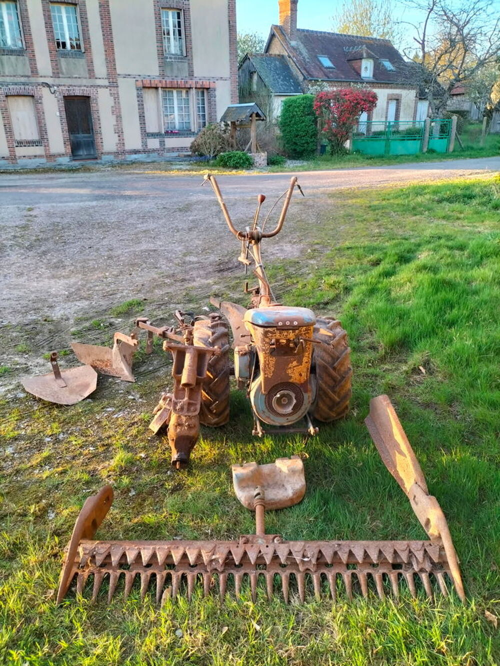 Motoculteur STAUB PPX avec &eacute;quipement culture et fauchage Jardin