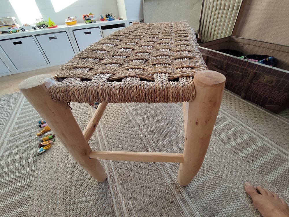 banc rotin marocain de chez Libitii Meubles