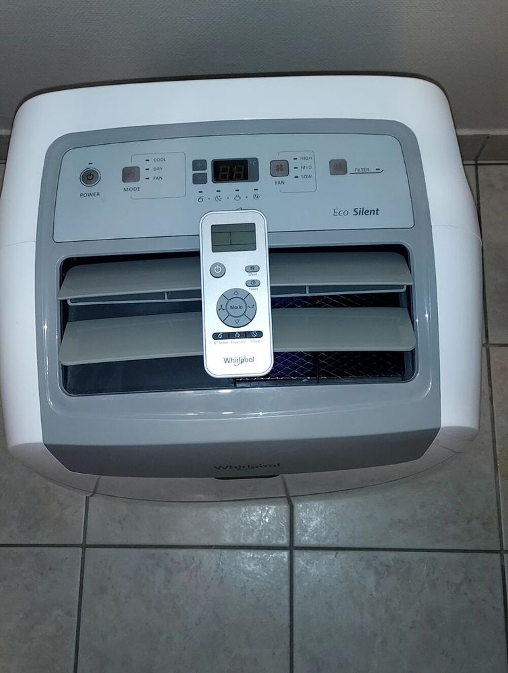 Climatiseur mobile Whirlpool blanc Electroménager