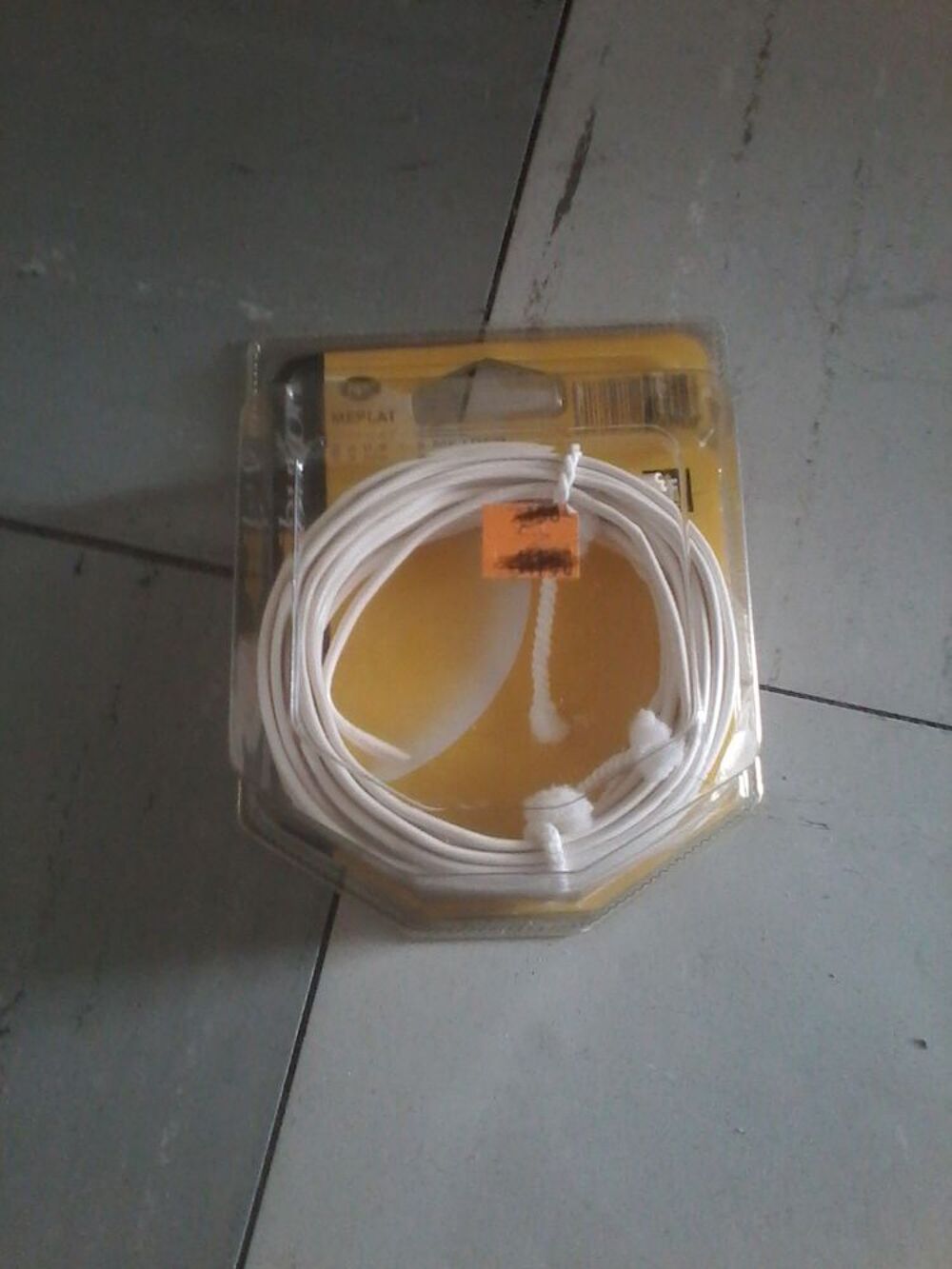 C&acirc;ble electric 5m neuf emballage Bricolage
