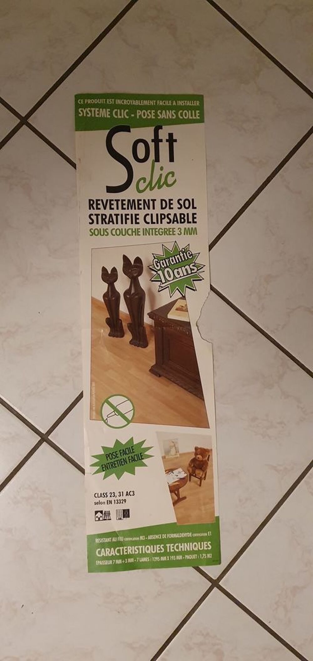 Parquet flottant chaine clair Dcoration