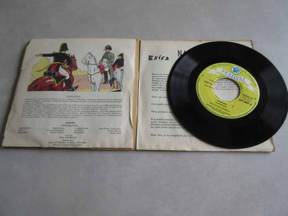 Livre disque NAPOLEON Livres et BD