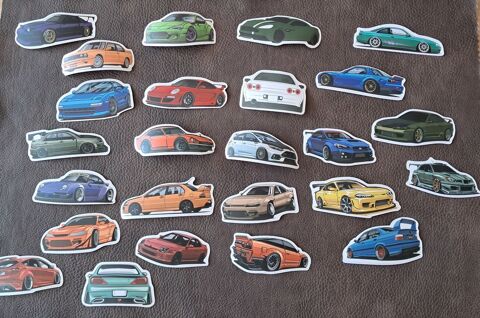 lot de 25 stickers autocollants voiture de sport
5 Carnon Plage (34)