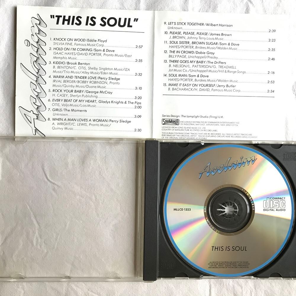 CD This Is Soul Compilation CD et vinyles