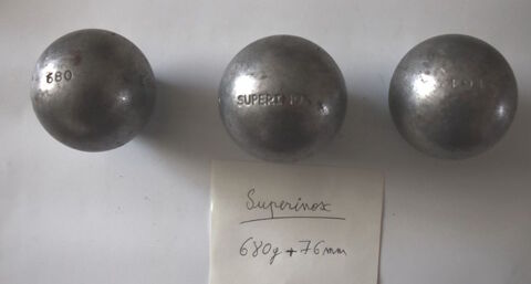 Boules Superinox
76 mm  , 680 g 175 Rochefort (17)