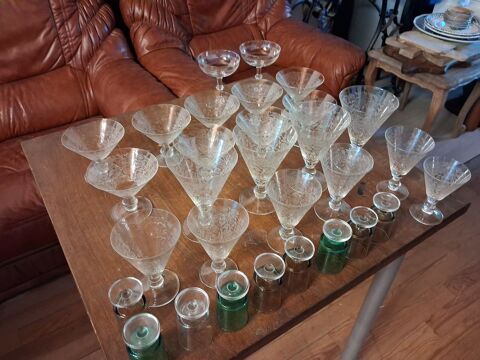 Lot de verre a pied Dunière-sur-Eyrieux (07)