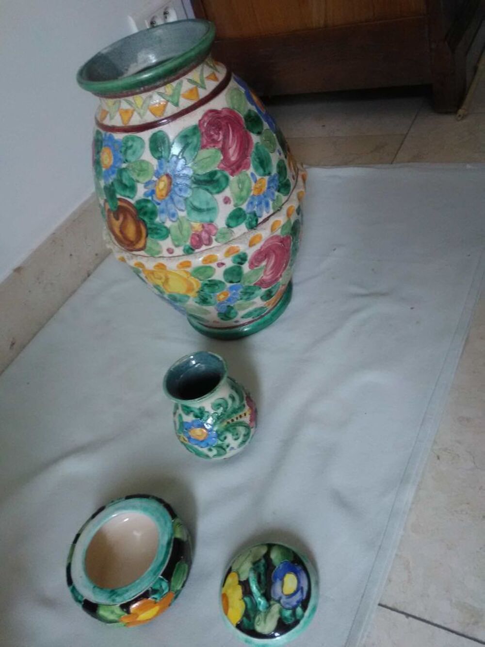 Vases "Cerart Monaco" anciens (3) / &agrave; l'unit&eacute; Décoration