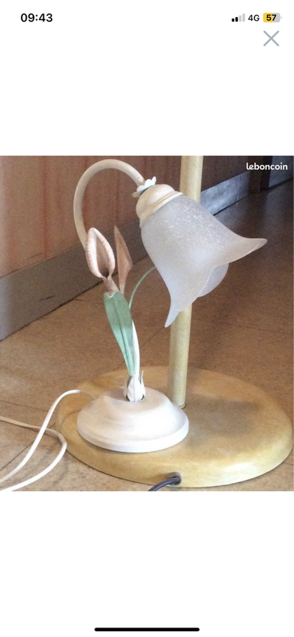 Lampe en p&acirc;te de verre Décoration