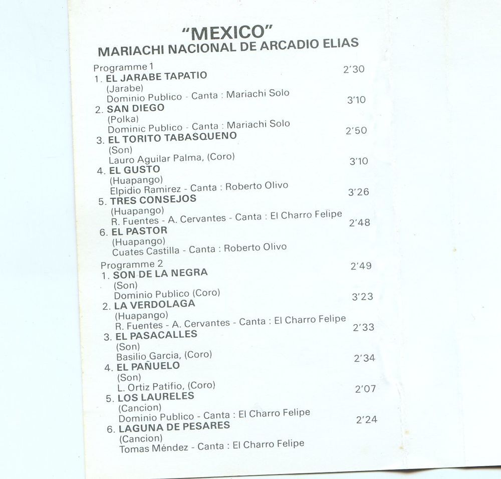 MEXIQUE CD et vinyles