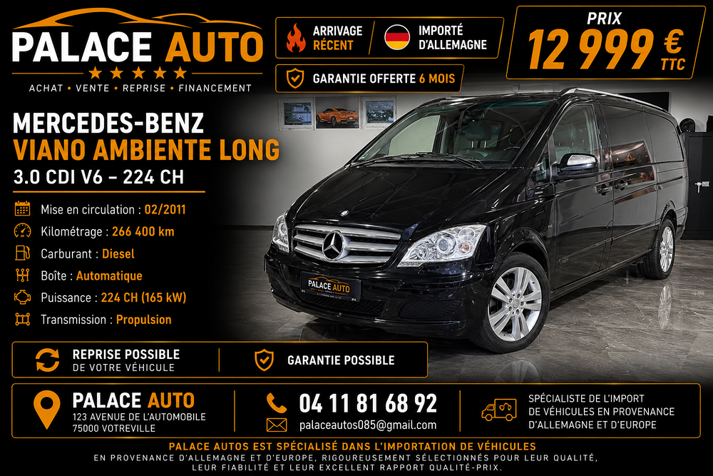 Viano 2011 occasion 38000 Grenoble