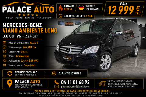 Annonce voiture Mercedes Viano 12999 €