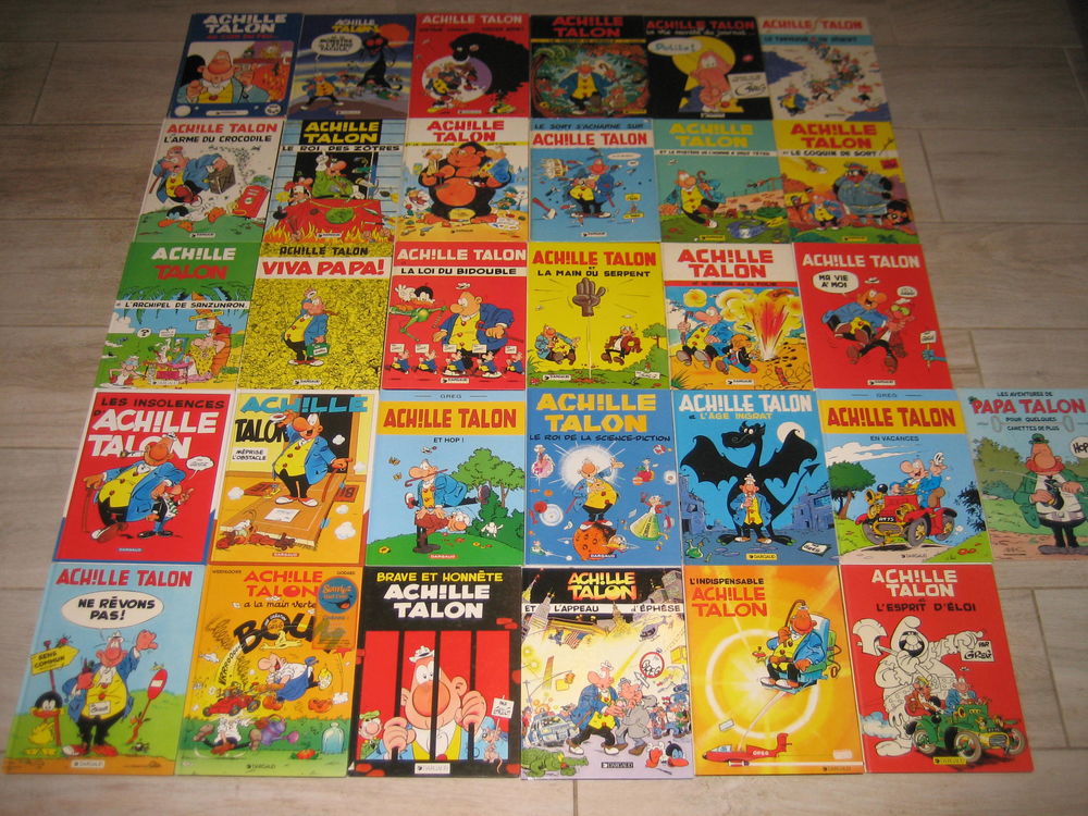 lot 31 bd ACHILLE TALON cartonn&eacute;es DARGAUD Livres et BD